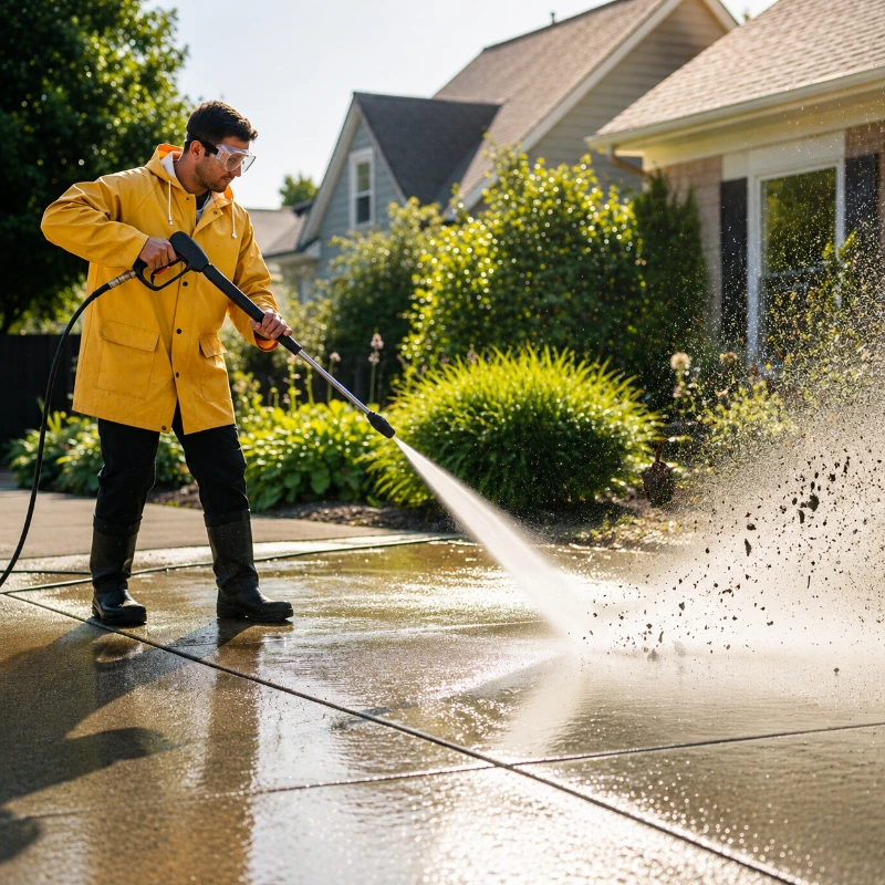 Pressure cleaning driveways service in Wesley Chapel FL
